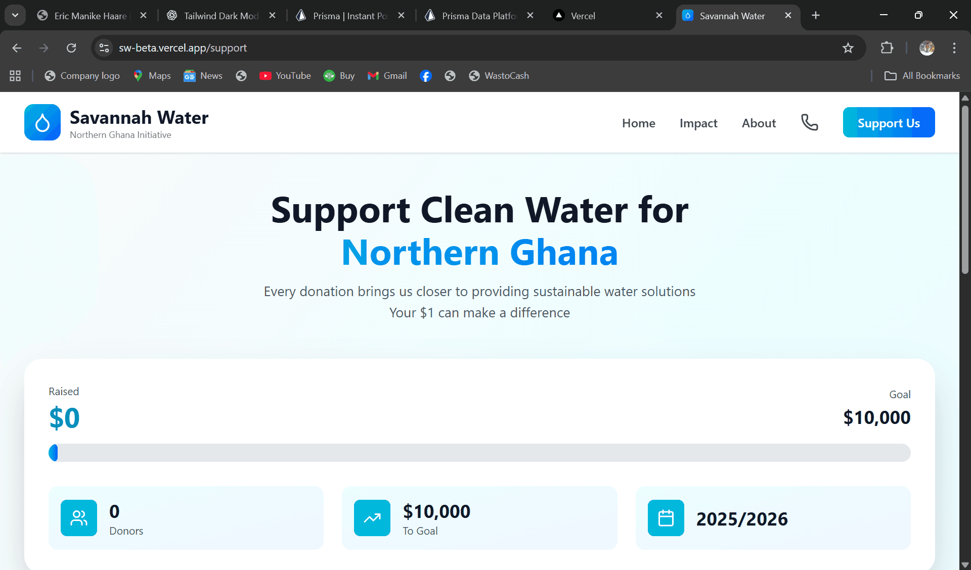 Savannah water website